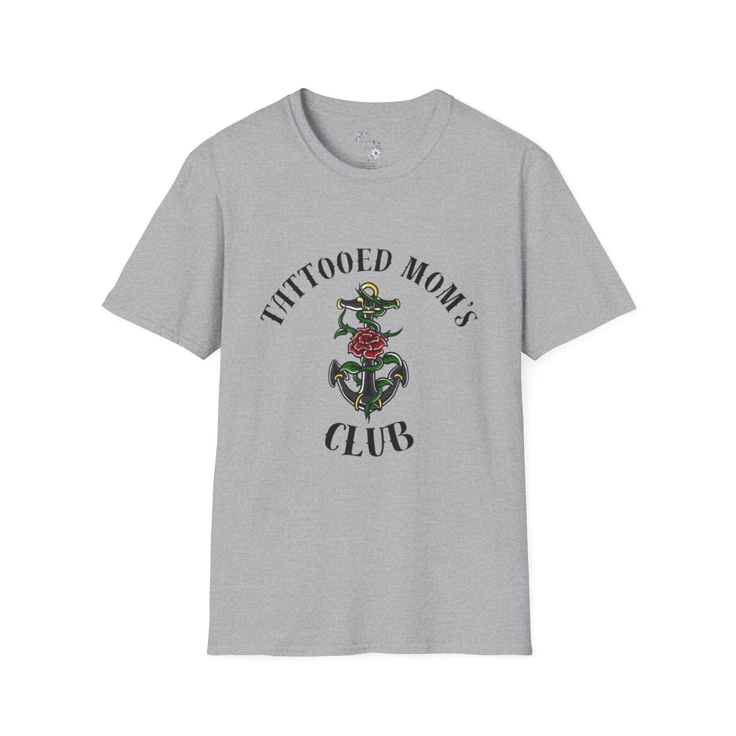 Tattooed Mom's Club Tee W/ Anchor