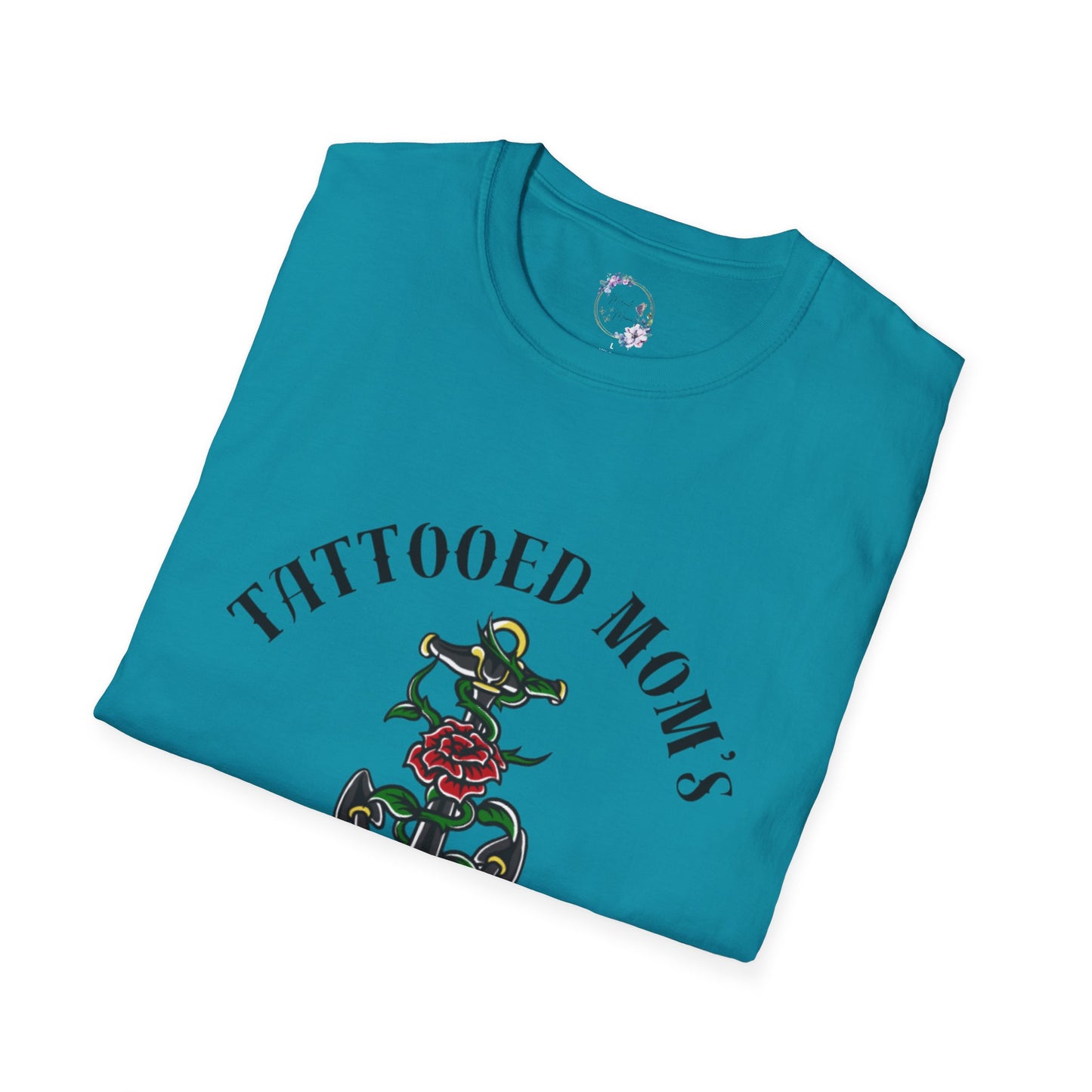 Tattooed Mom's Club Tee W/ Anchor