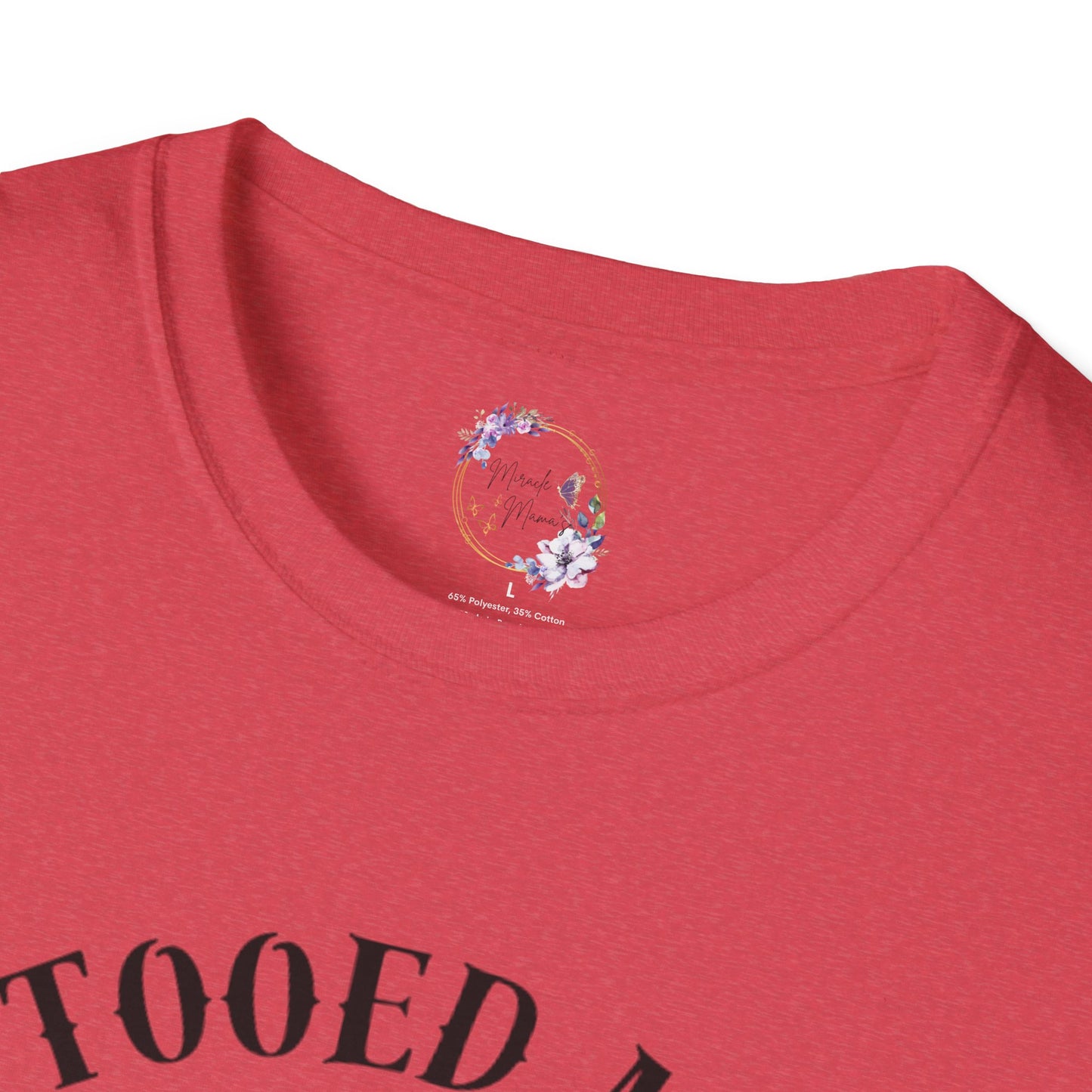 Tattooed Mom's Club Tee W/ Skeleton Heart