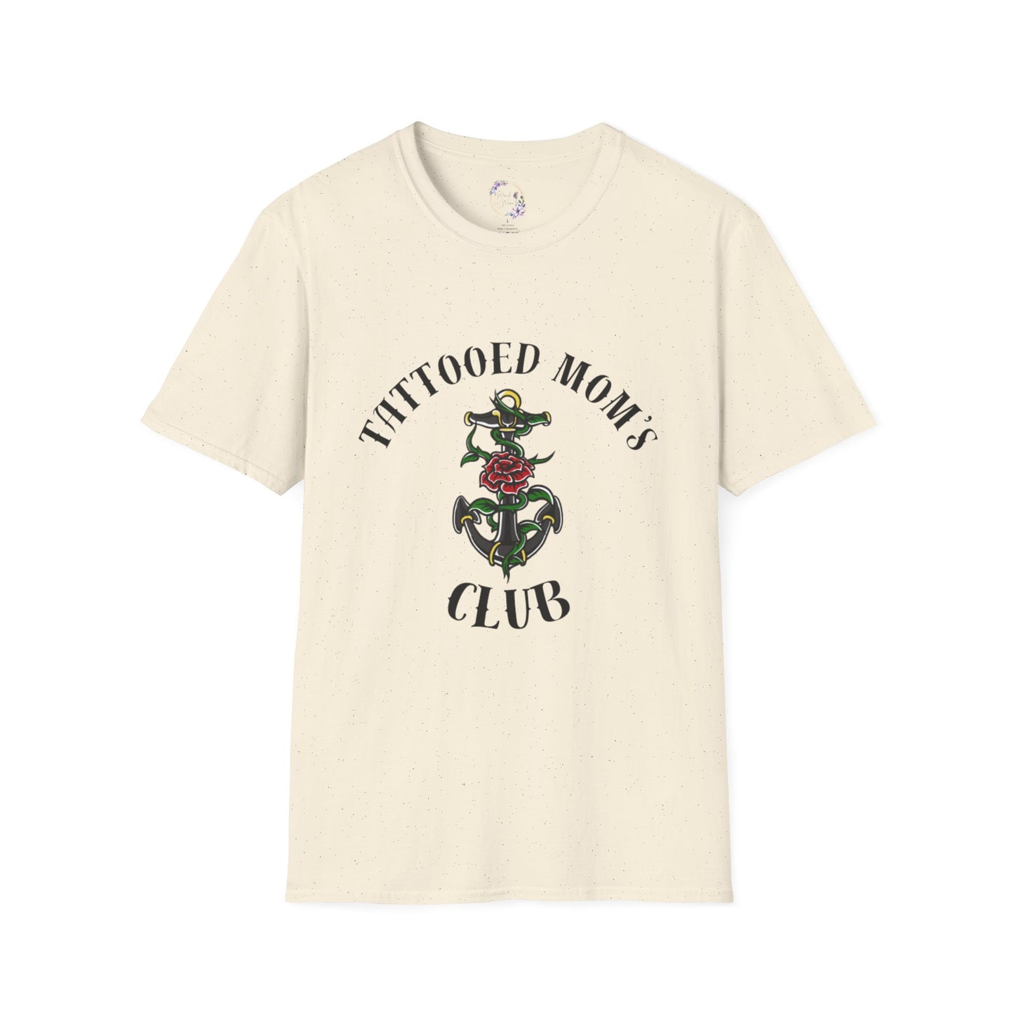 Tattooed Mom's Club Tee W/ Anchor