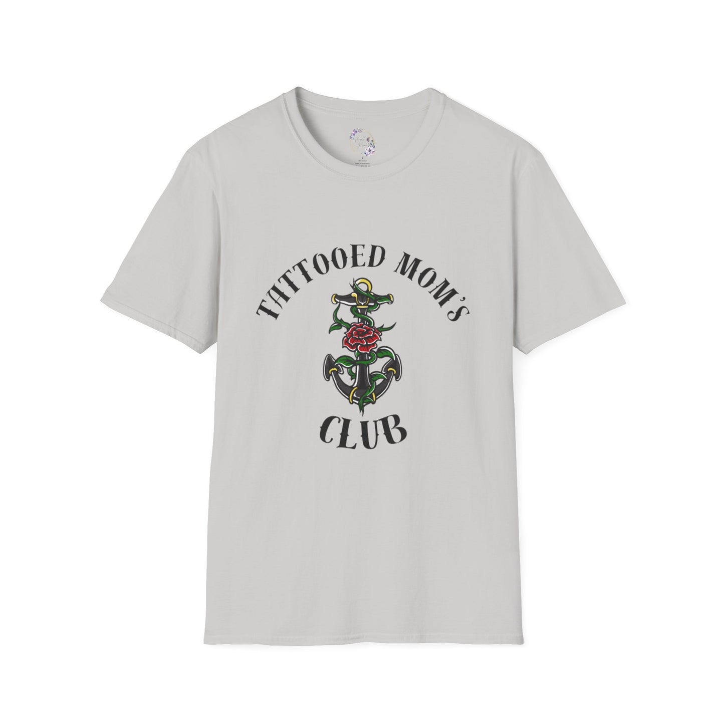 Tattooed Mom's Club Tee W/ Anchor