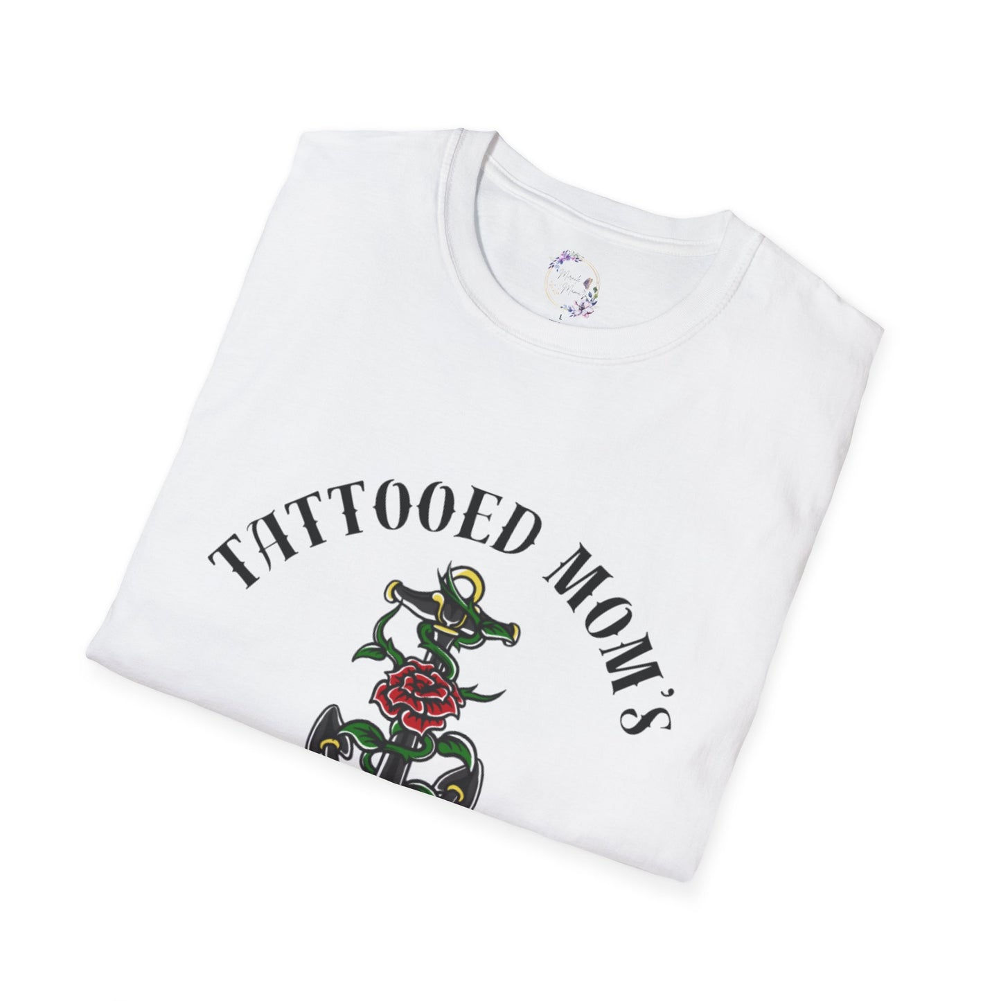 Tattooed Mom's Club Tee W/ Anchor
