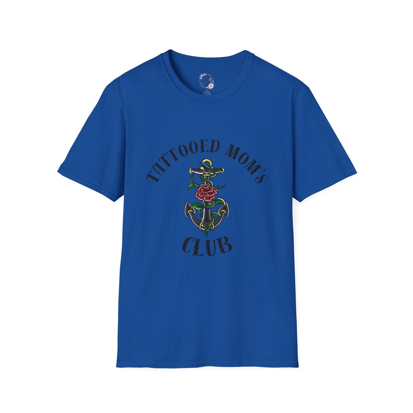 Tattooed Mom's Club Tee W/ Anchor