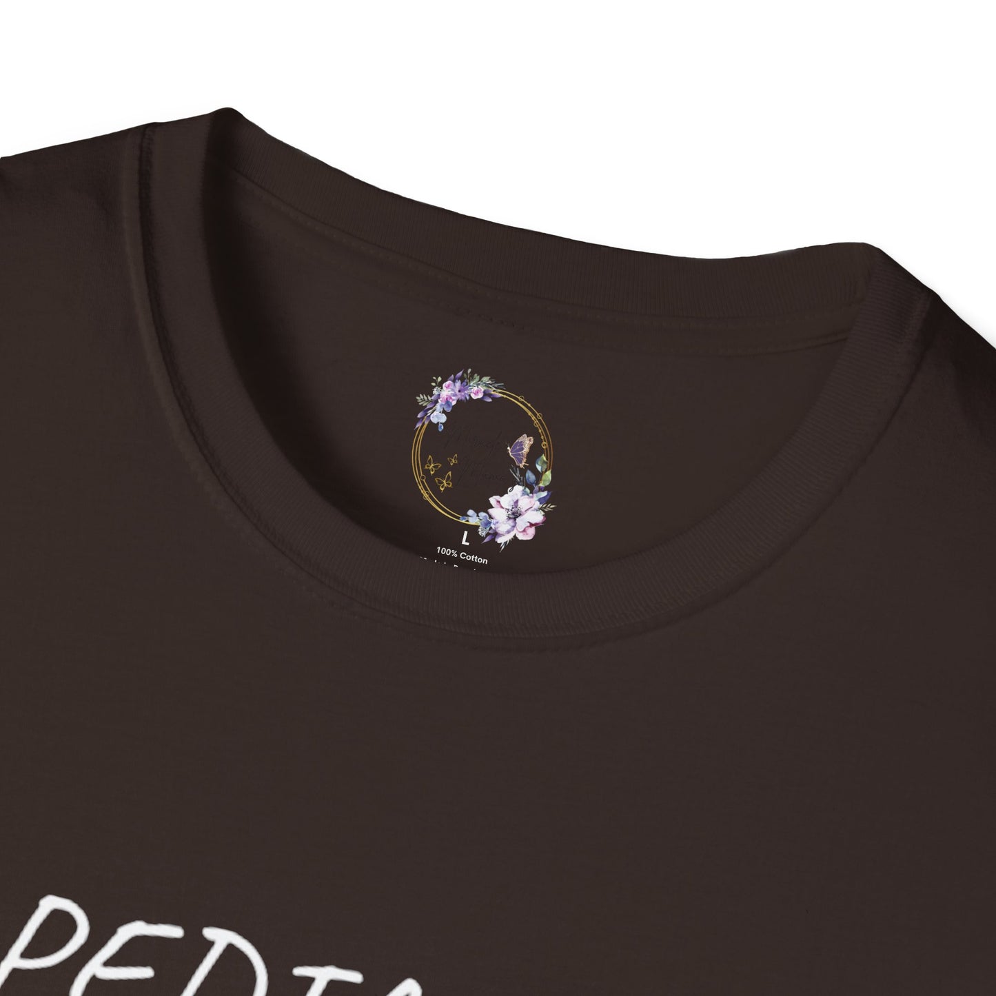 Pediatric Nurse Coffee Scrubs Rubber Gloves Tee