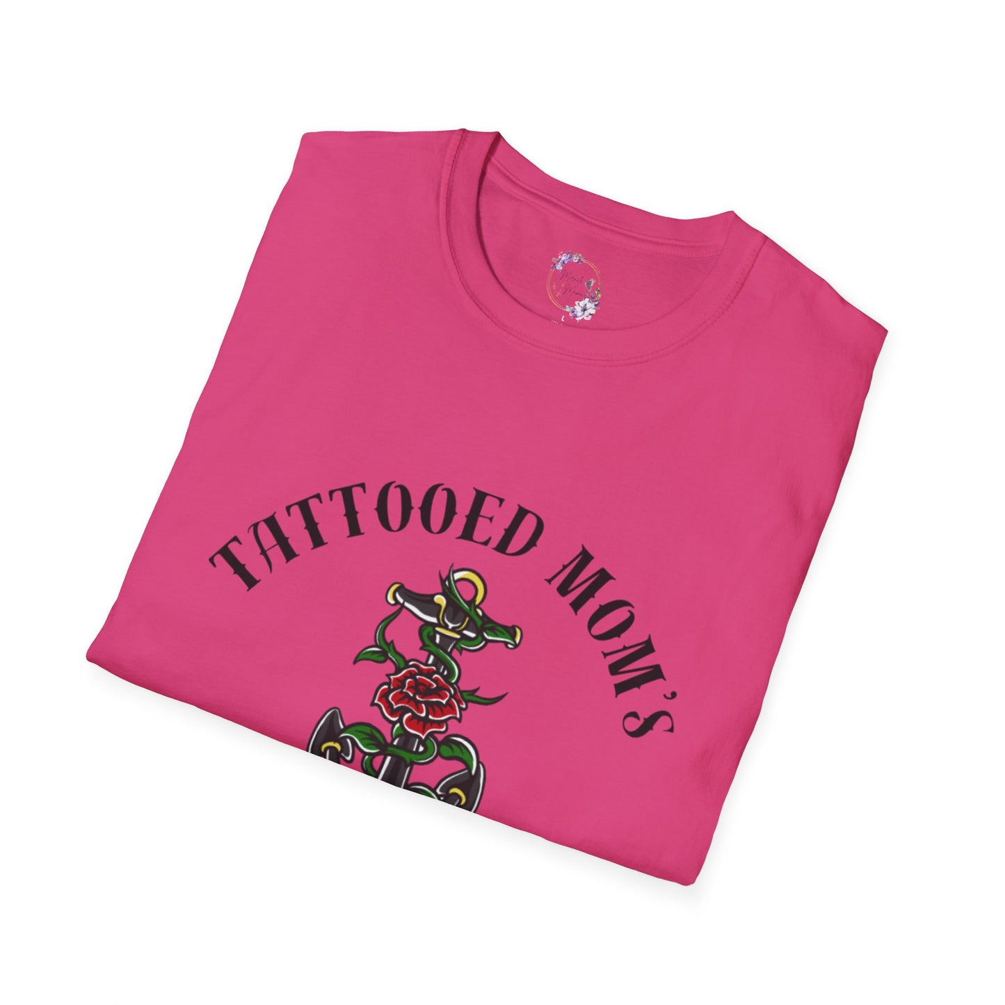 Tattooed Mom's Club Tee W/ Anchor