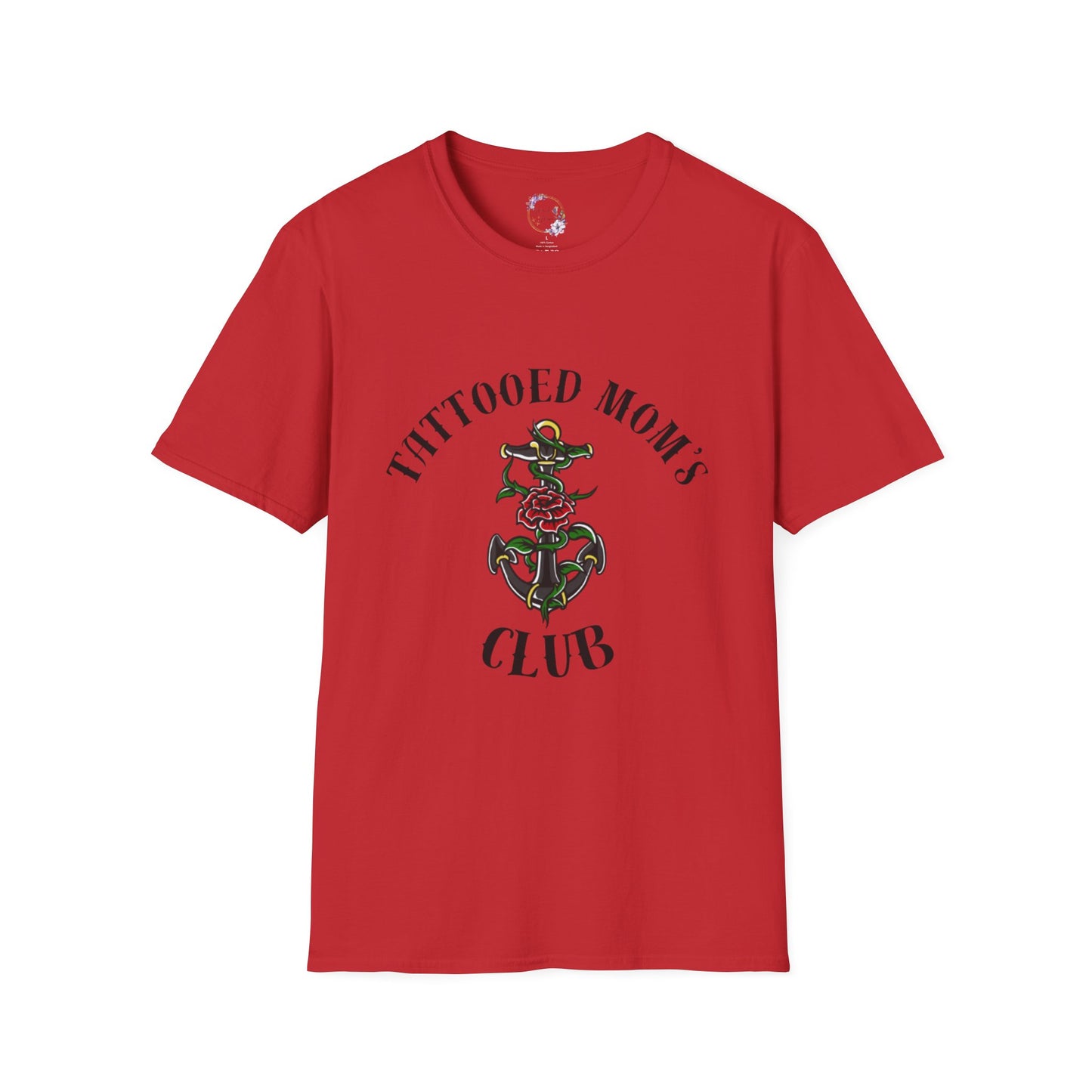 Tattooed Mom's Club Tee W/ Anchor