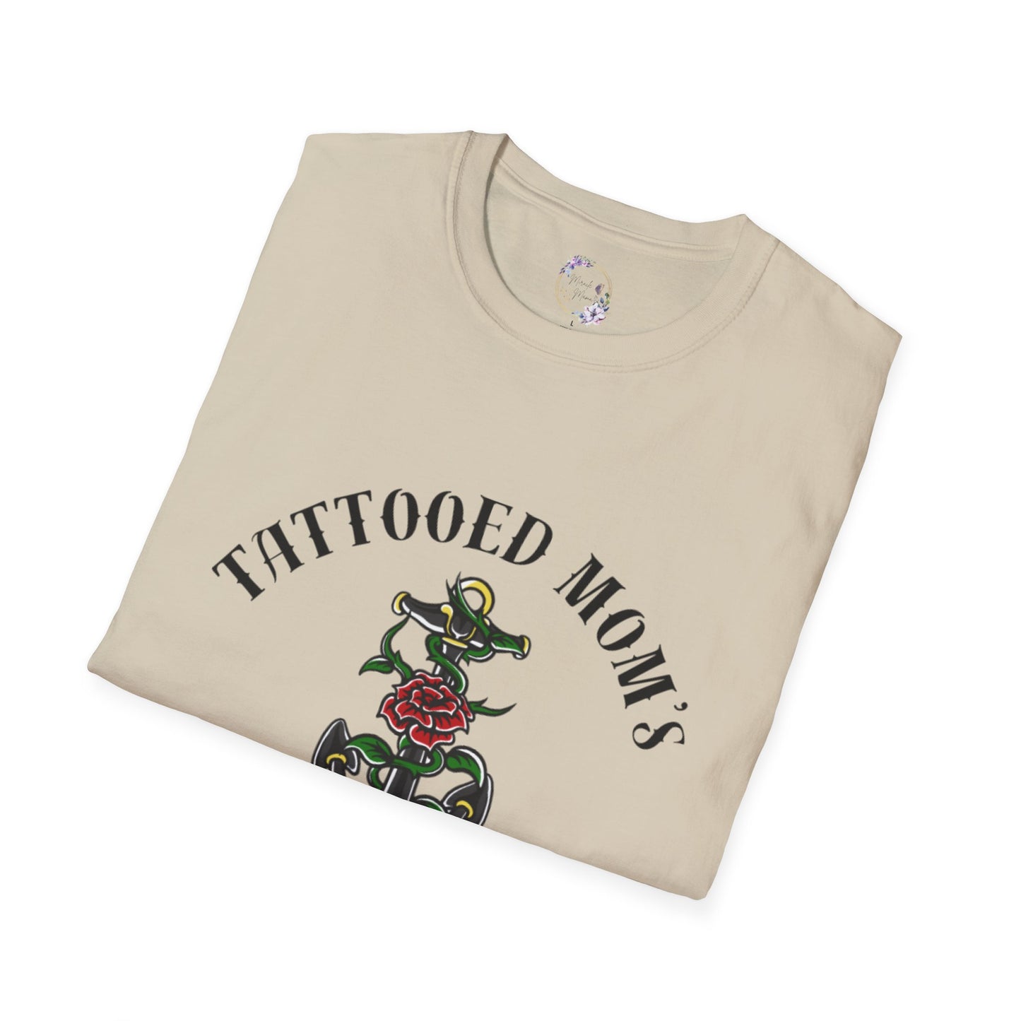 Tattooed Mom's Club Tee W/ Anchor