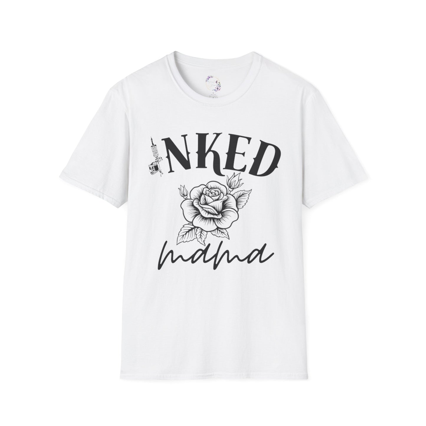 Inked Mama Tee W/ Rose