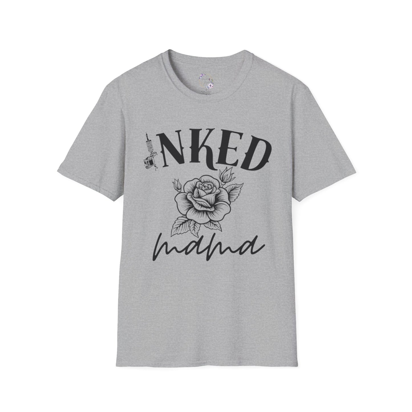 Inked Mama Tee W/ Rose