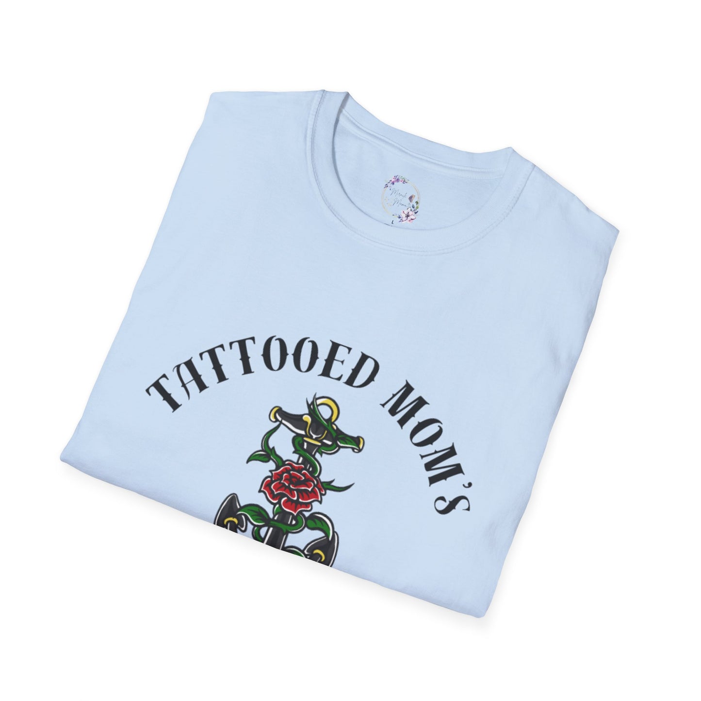 Tattooed Mom's Club Tee W/ Anchor