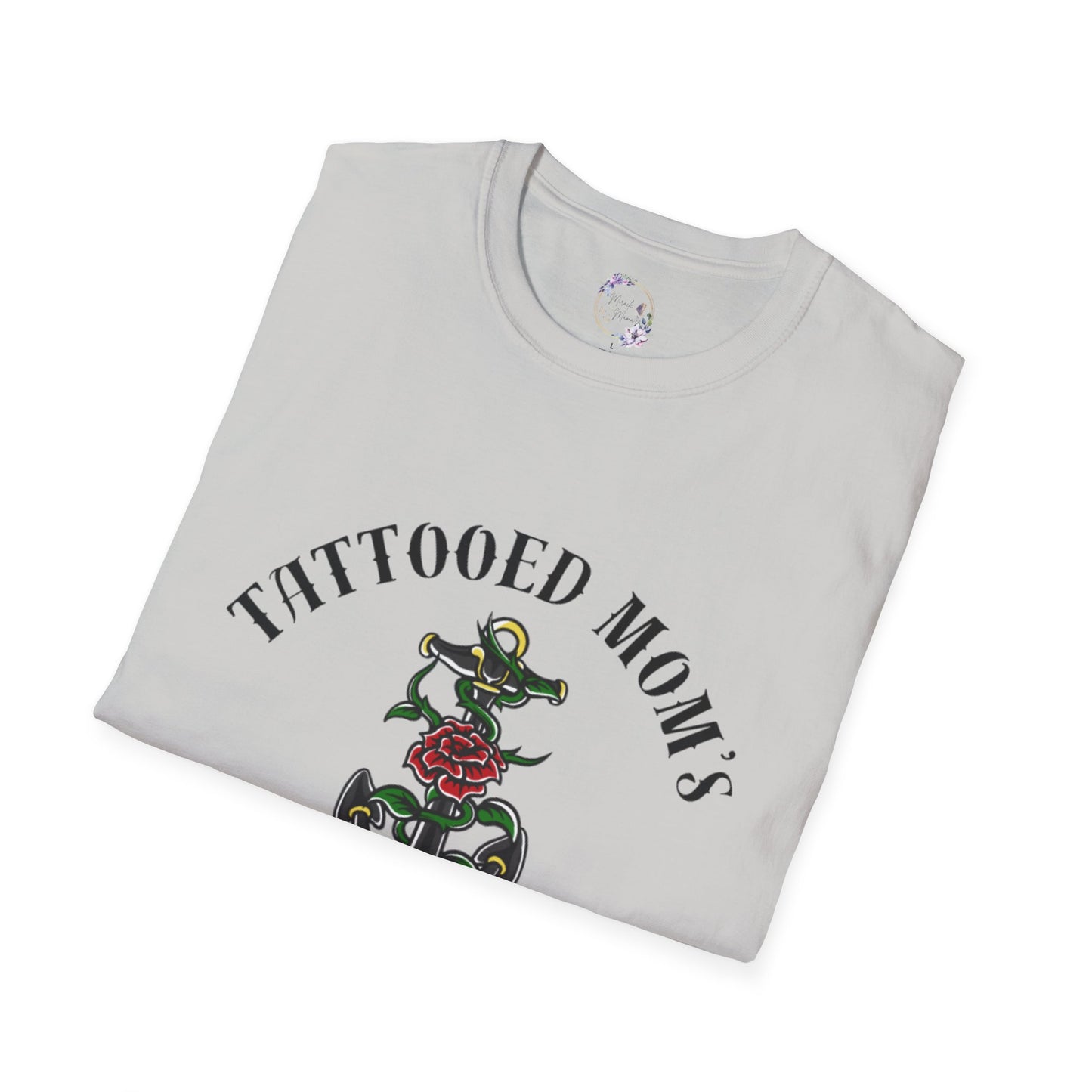 Tattooed Mom's Club Tee W/ Anchor