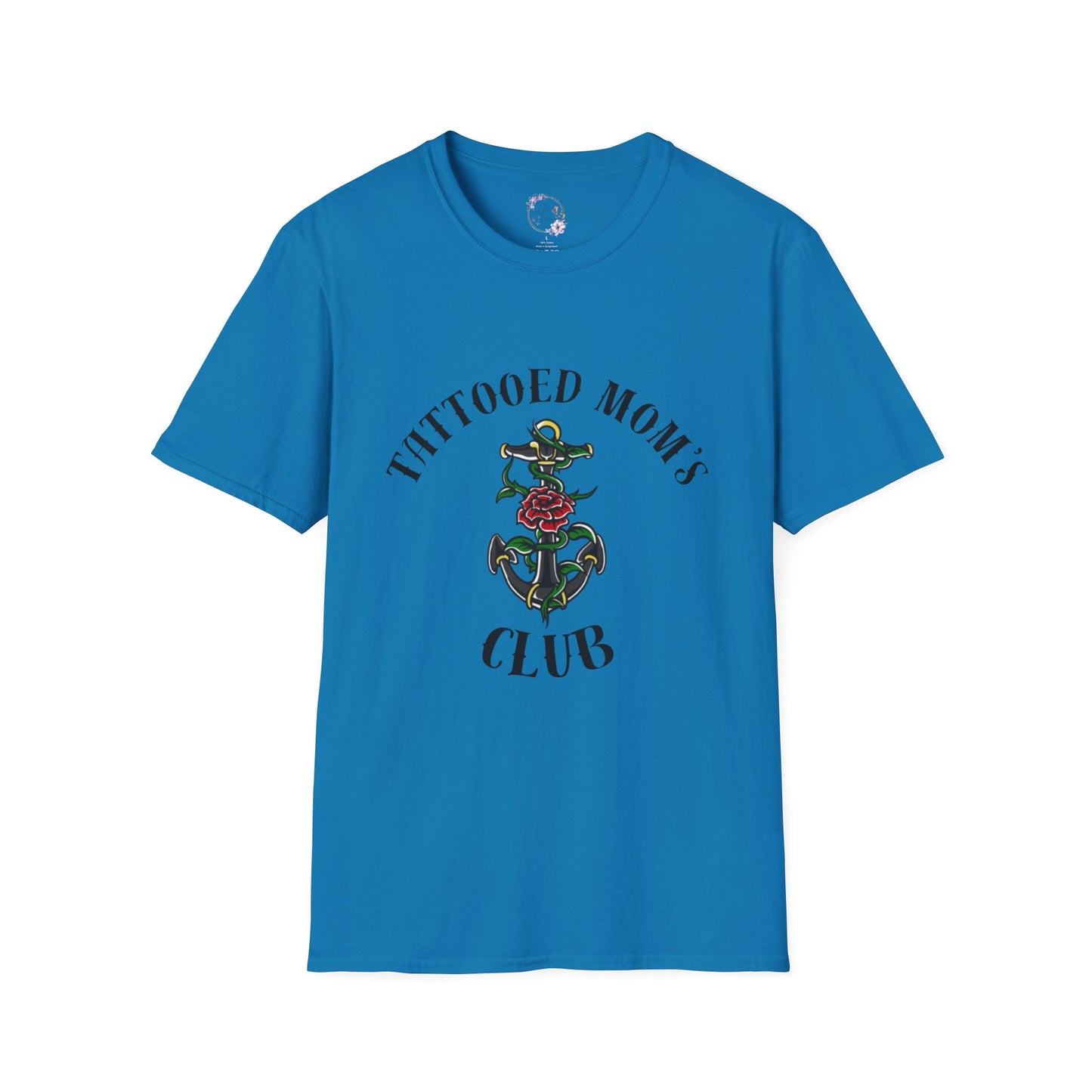 Tattooed Mom's Club Tee W/ Anchor