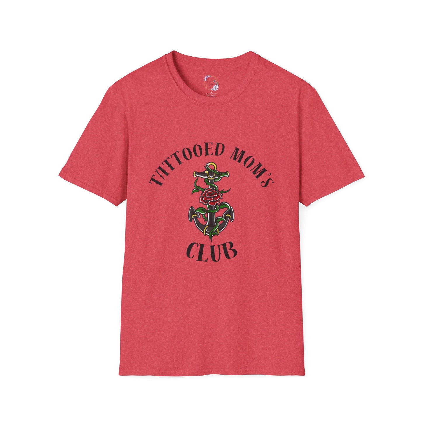 Tattooed Mom's Club Tee W/ Anchor