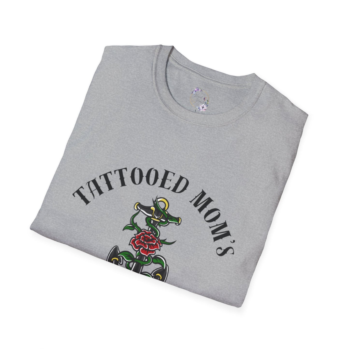 Tattooed Mom's Club Tee W/ Anchor