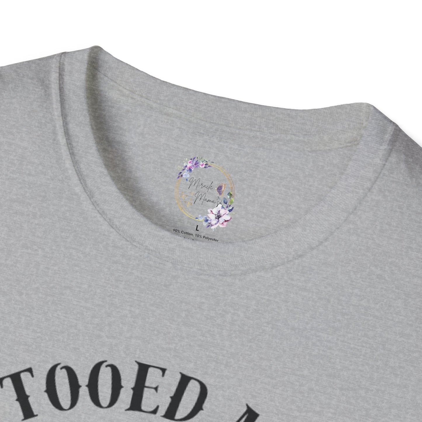 Tattooed Mom's Club Tee W/ Skeleton Heart