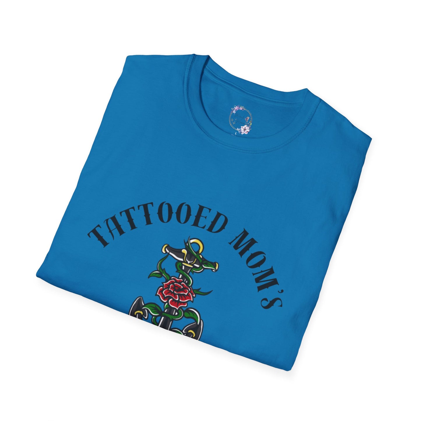 Tattooed Mom's Club Tee W/ Anchor