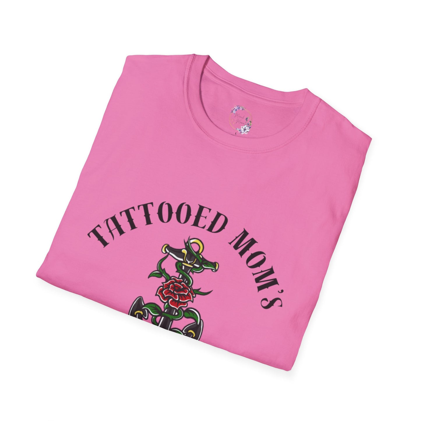 Tattooed Mom's Club Tee W/ Anchor