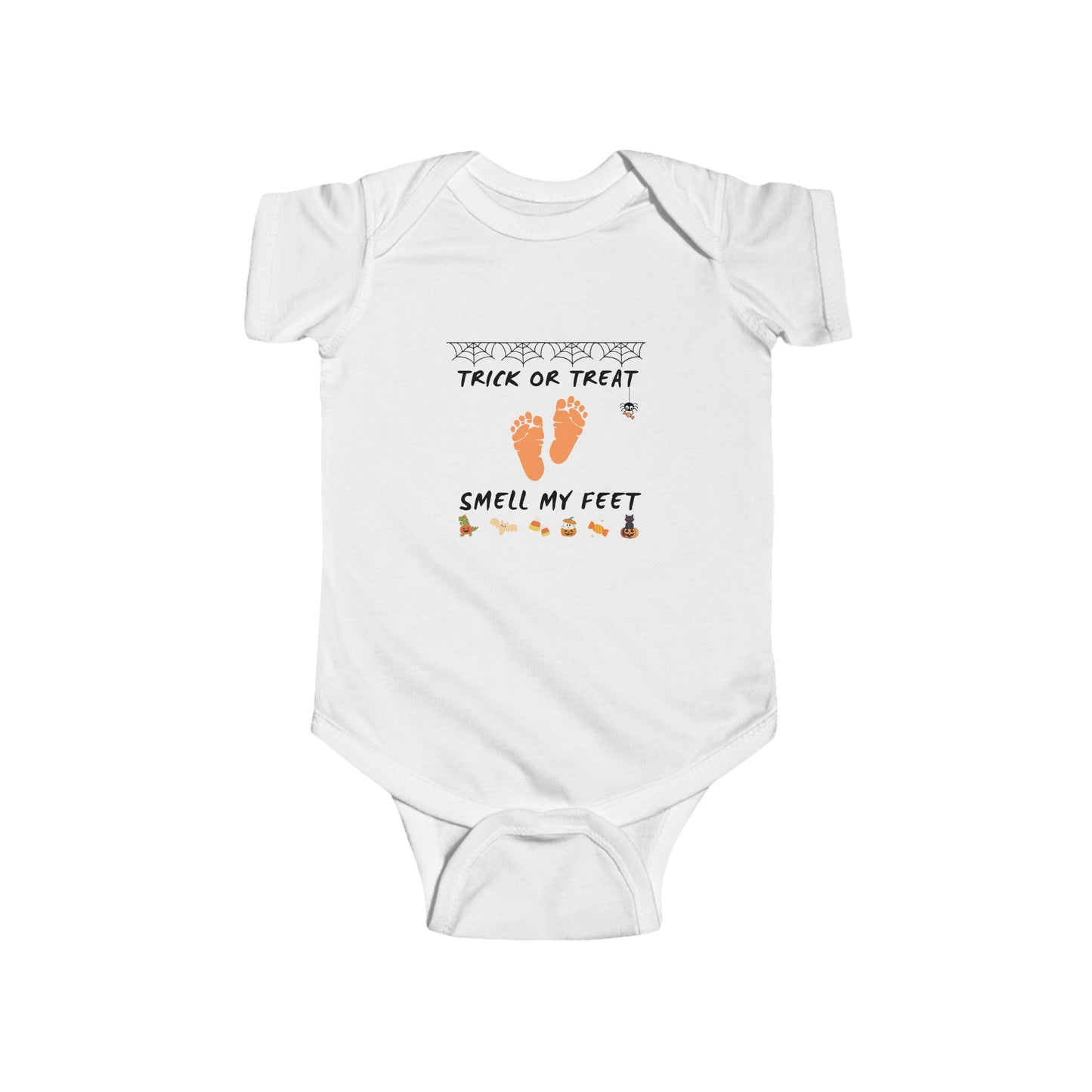 Halloween Trick or Treat Smell My Feet Onsie,
