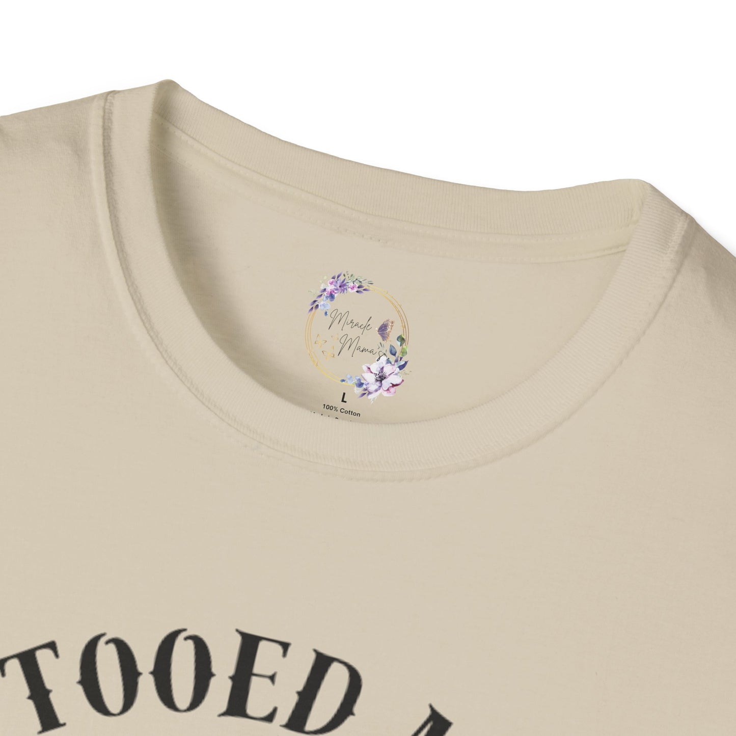 Tattooed Mom's Club Tee W/ Skeleton Heart