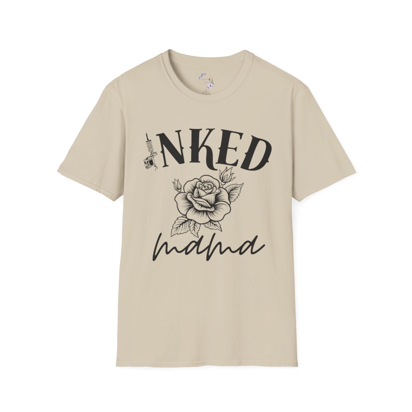 Inked Mama Tee W/ Rose