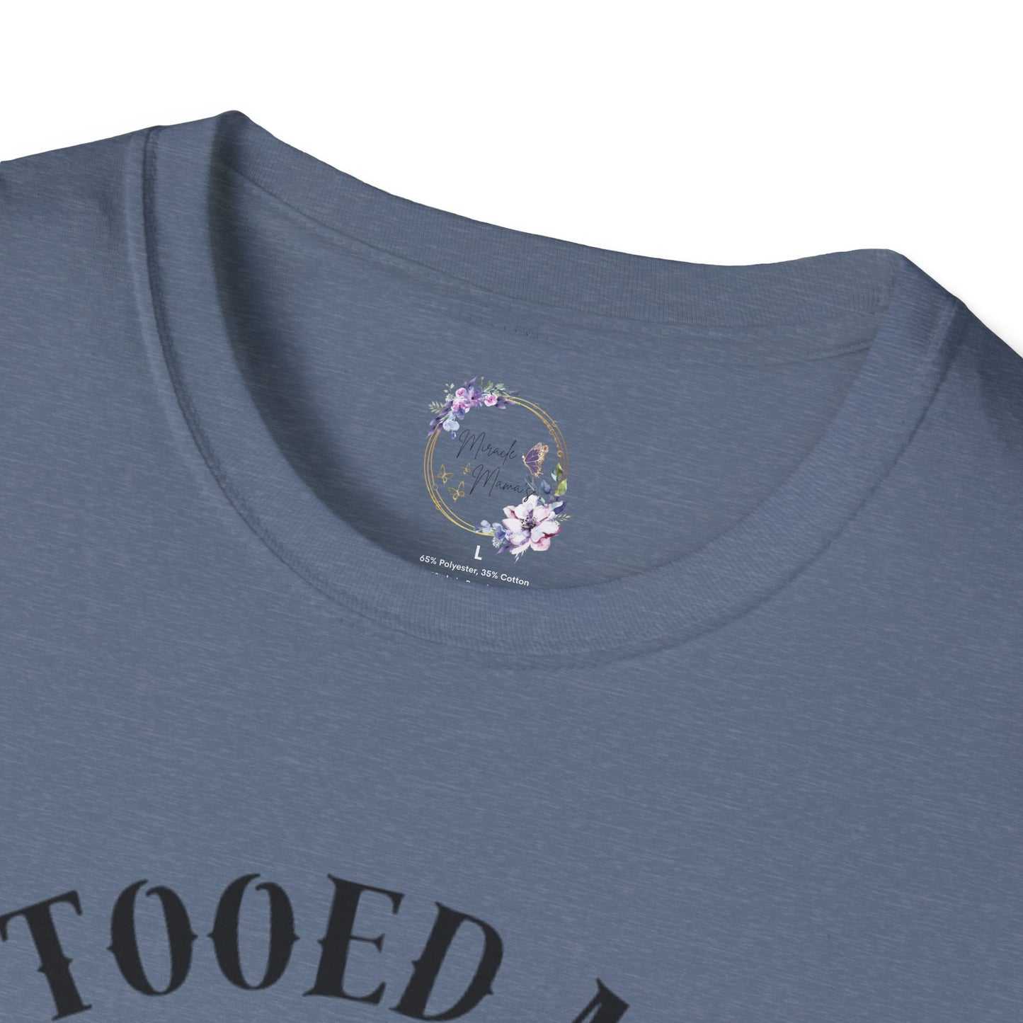 Tattooed Mom's Club Tee W/ Skeleton Heart