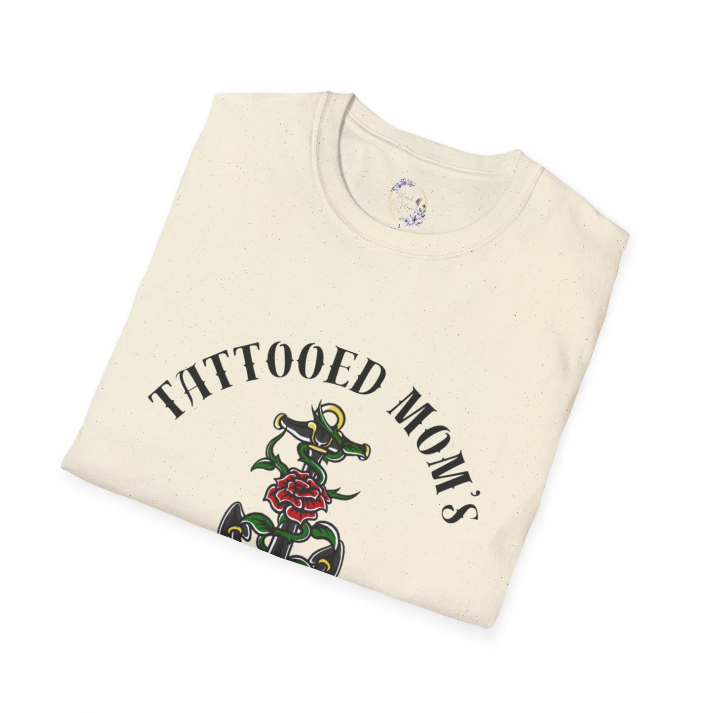 Tattooed Mom's Club Tee W/ Anchor