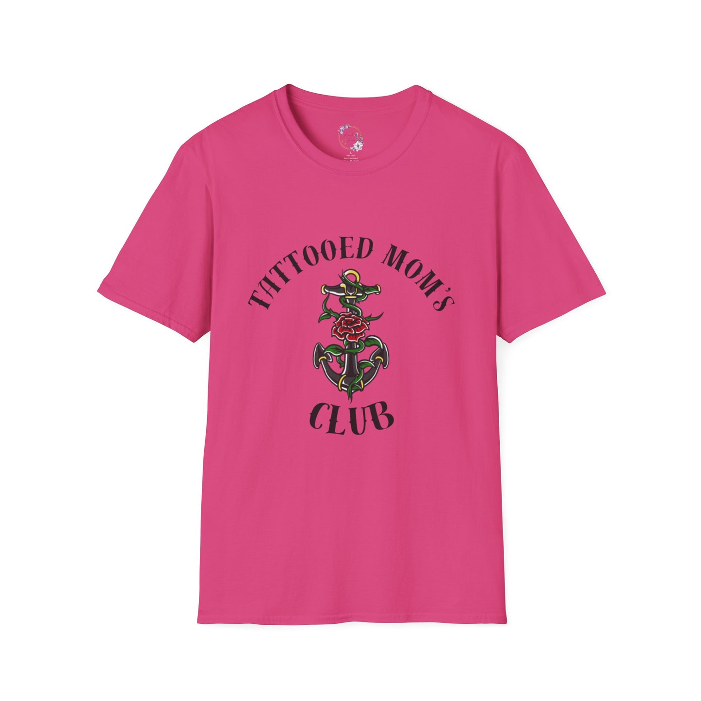 Tattooed Mom's Club Tee W/ Anchor