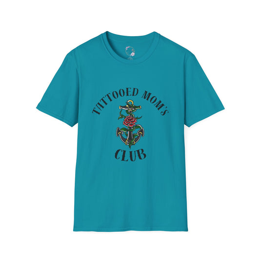 Tattooed Mom's Club Tee W/ Anchor