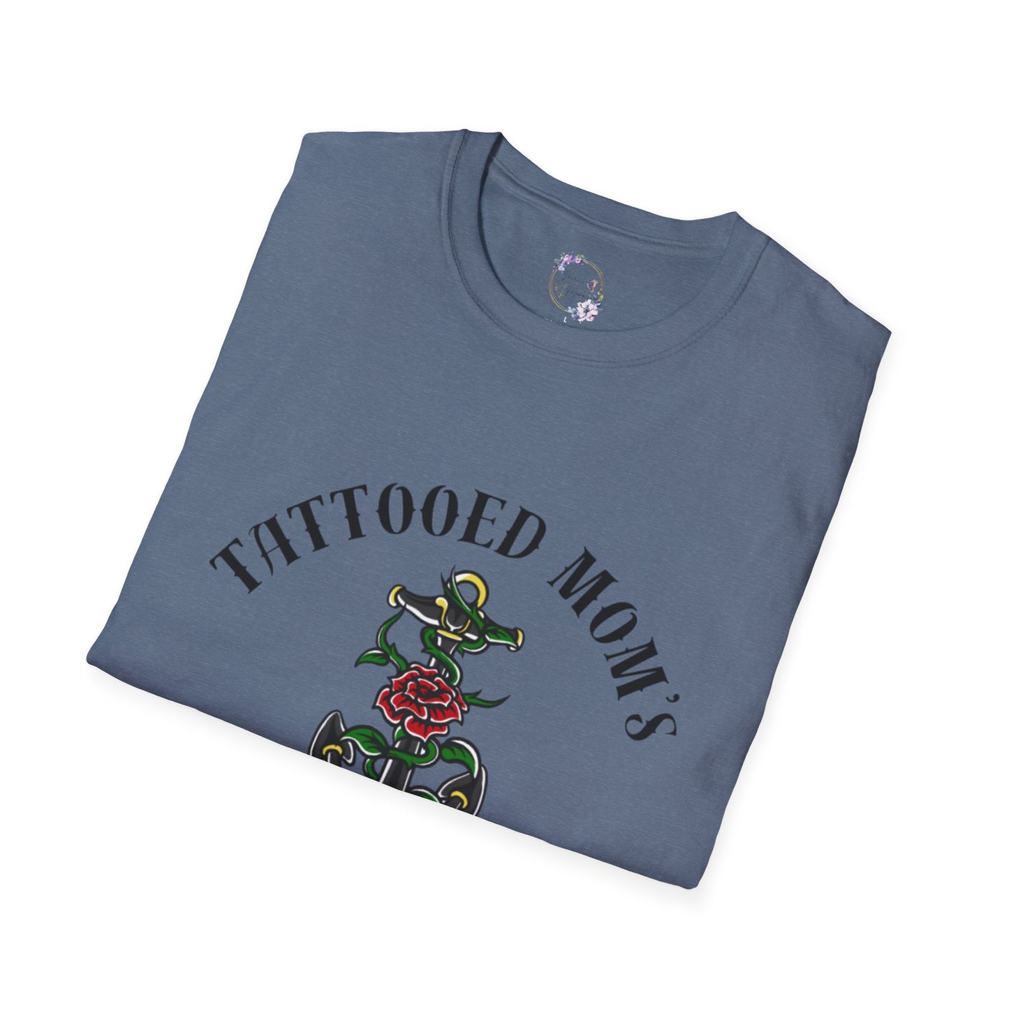 Tattooed Mom's Club Tee W/ Anchor