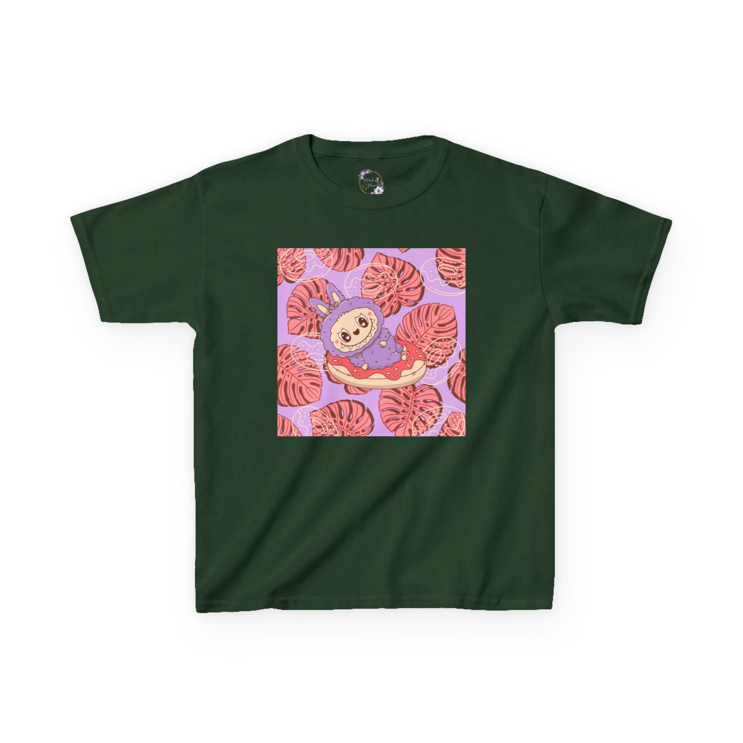 Labubu With Doughnuts Kids Tee