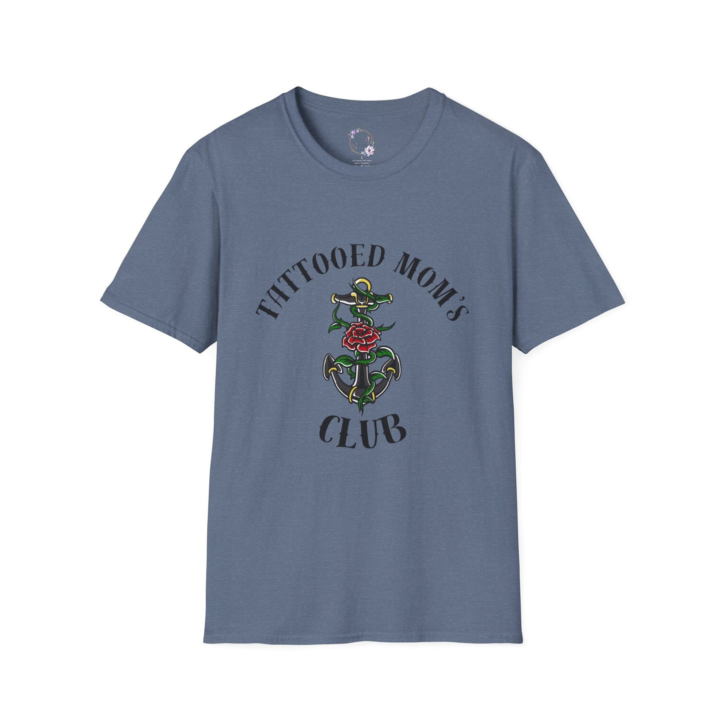Tattooed Mom's Club Tee W/ Anchor
