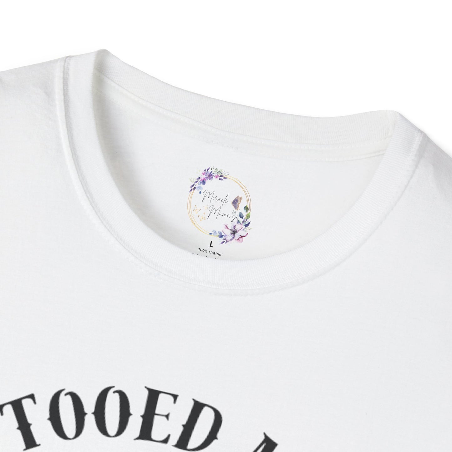 Tattooed Mom's Club Tee W/ Skeleton Heart