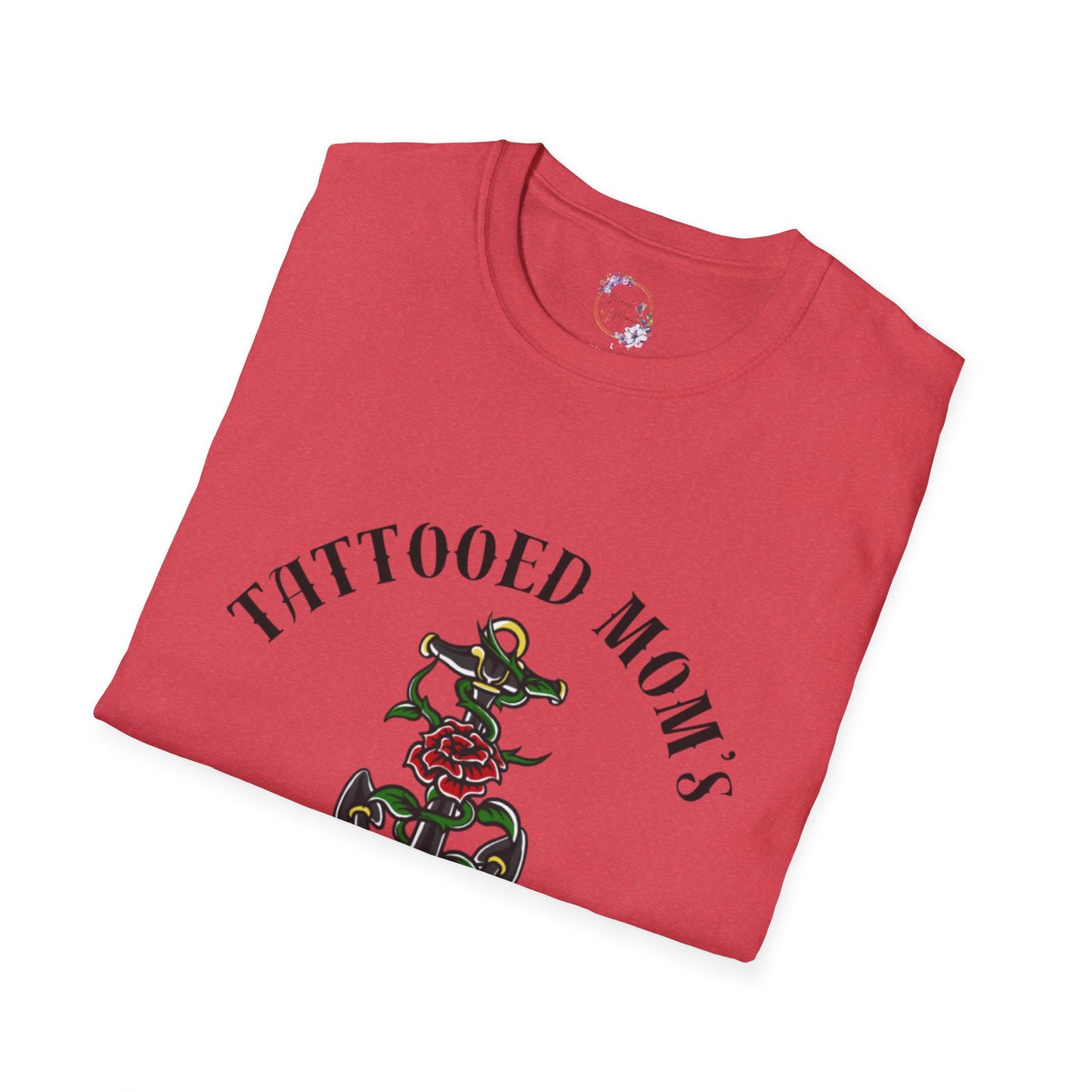 Tattooed Mom's Club Tee W/ Anchor