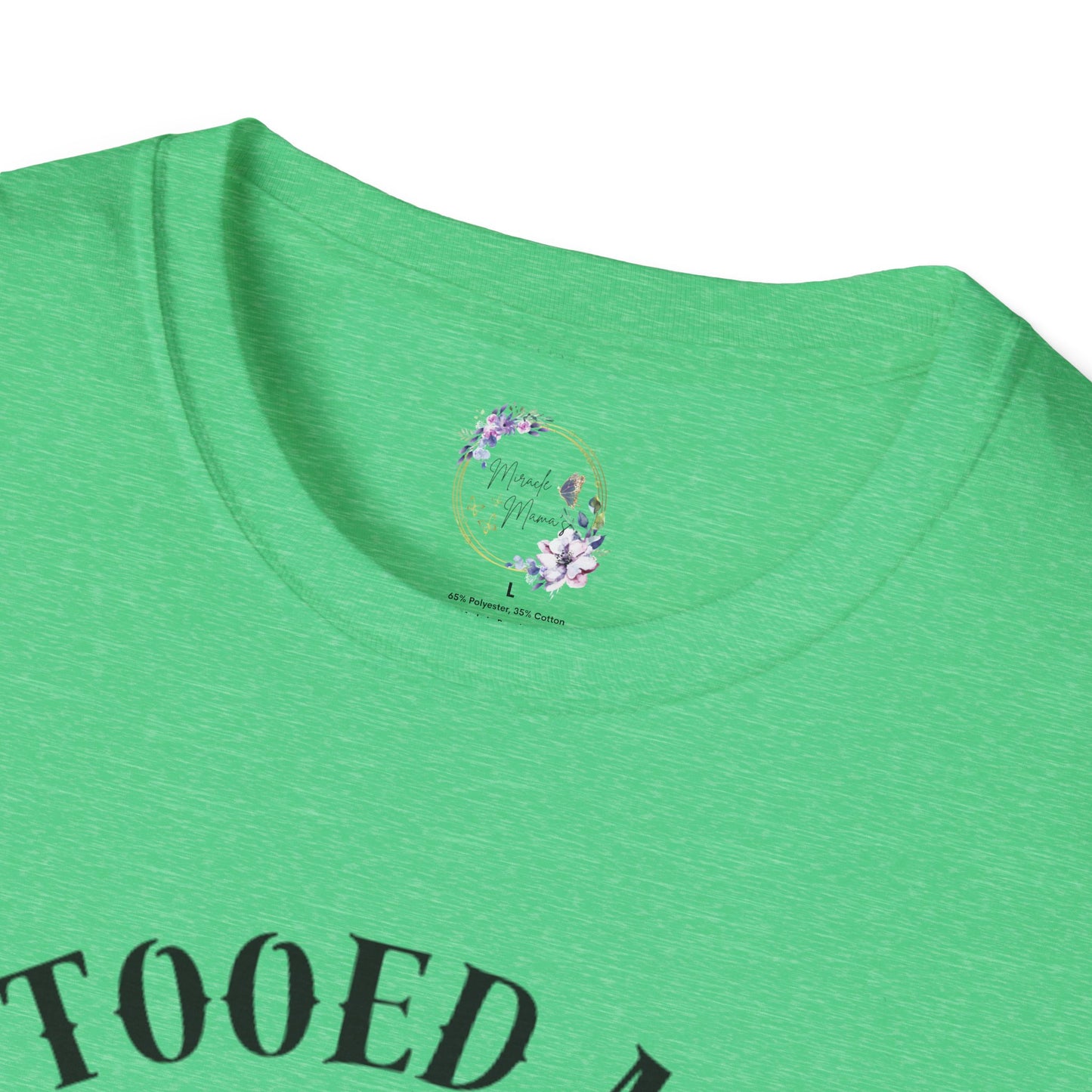 Tattooed Mom's Club Tee W/ Skeleton Heart