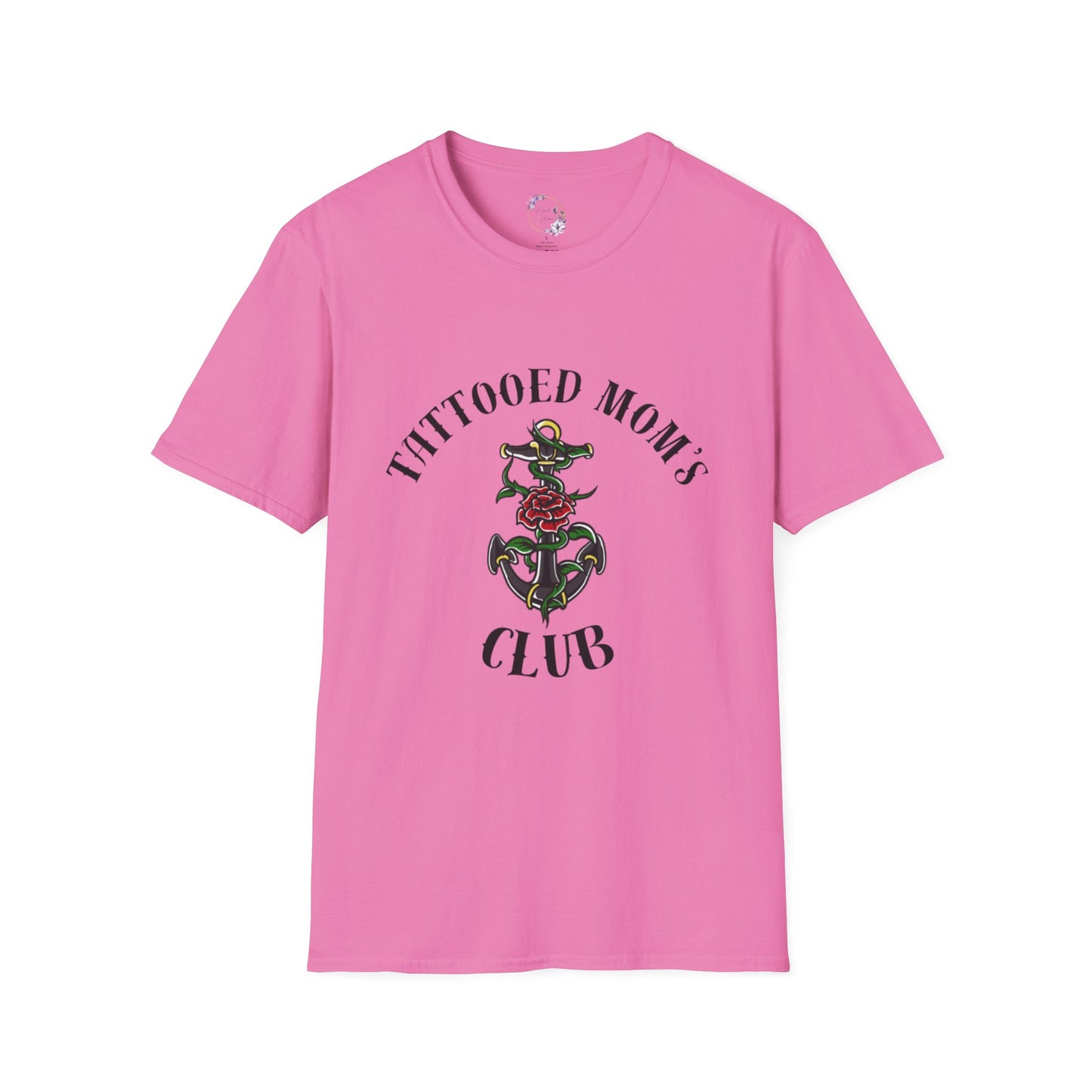 Tattooed Mom's Club Tee W/ Anchor