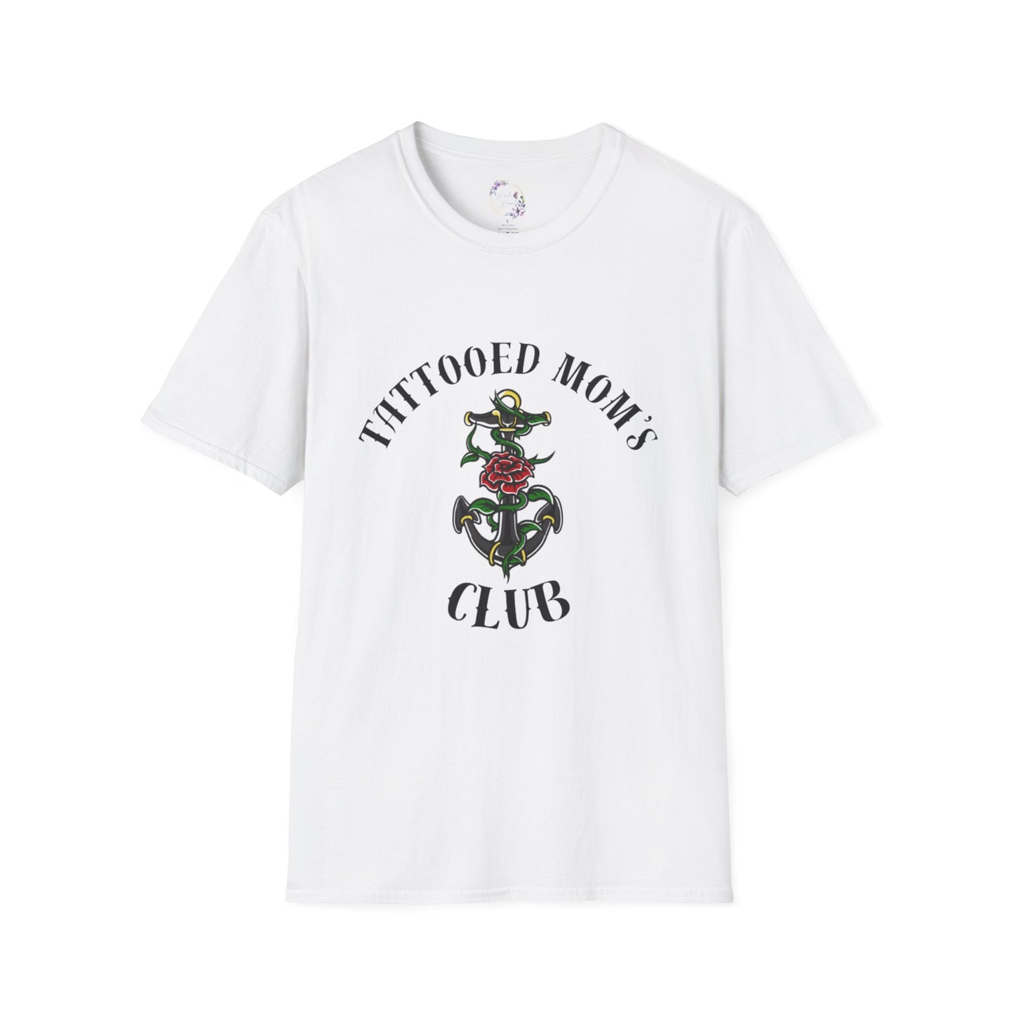 Tattooed Mom's Club Tee W/ Anchor