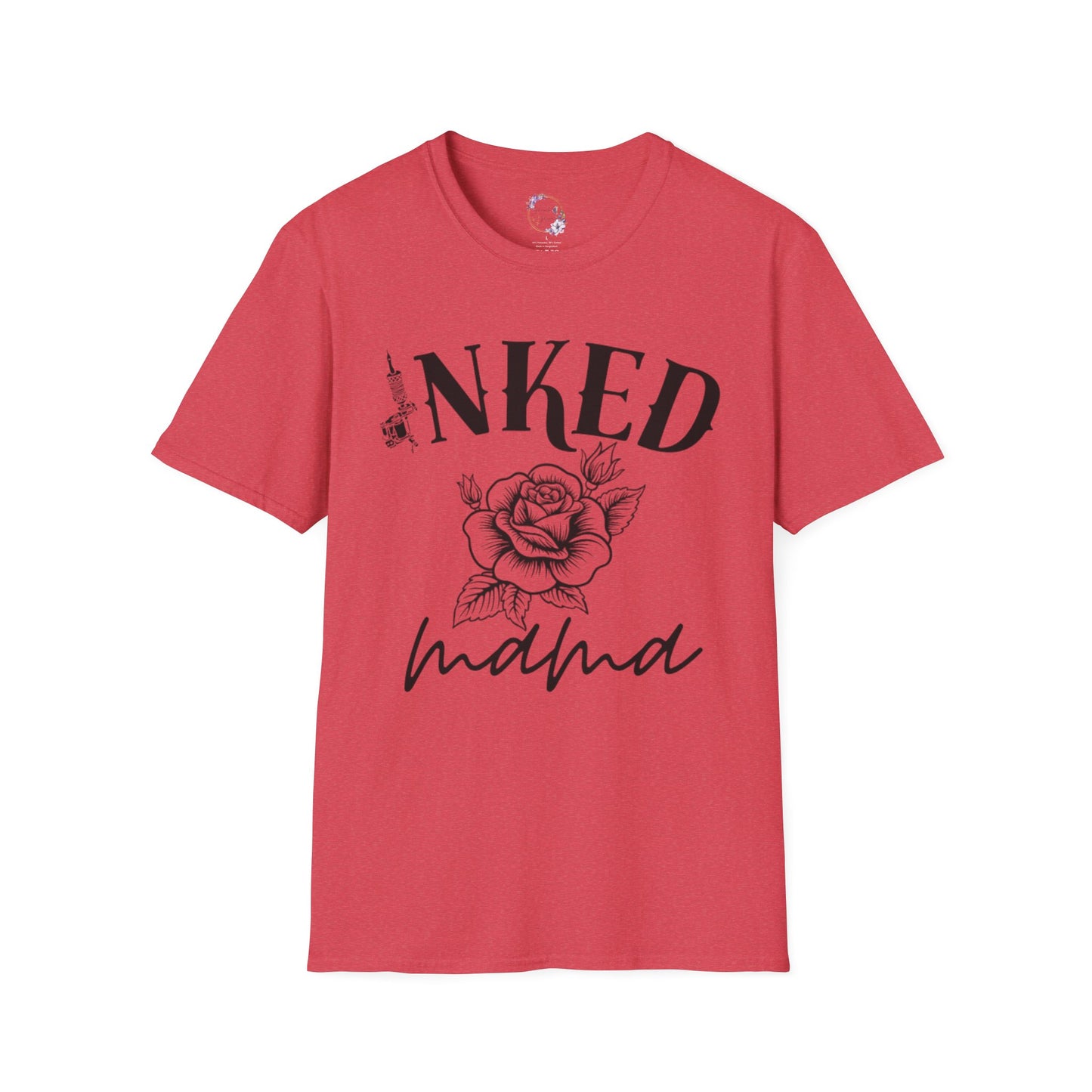 Inked Mama Tee W/ Rose